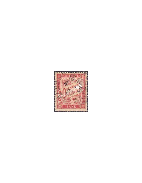 Timbre Taxe n° 34 oblitéré, collection timbres France