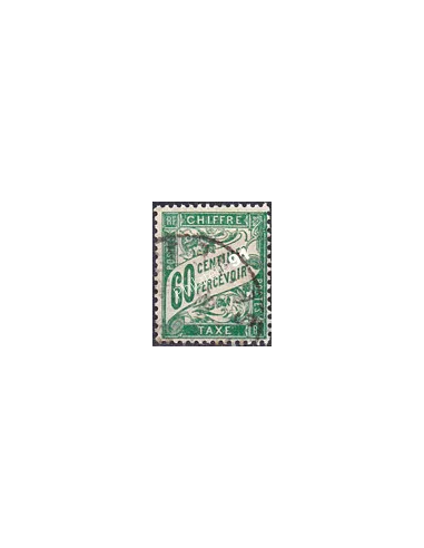 Timbre Taxe n° 38 oblitéré, collection timbres France