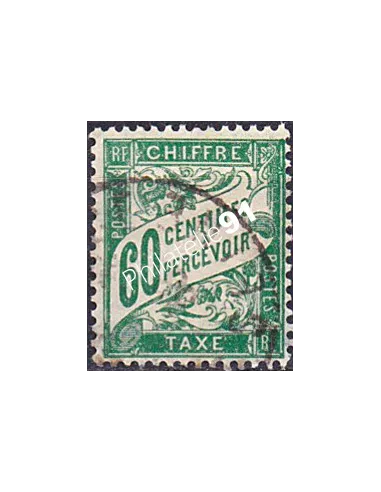 Timbre Taxe n° 38 oblitéré, collection timbres France