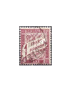 Timbre Taxe n° 40A oblitéré, collection timbres France