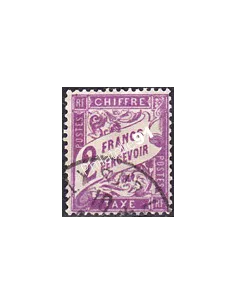 Timbre Taxe n° 42 oblitéré, collection timbres France