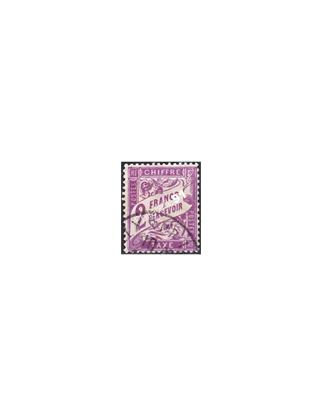 Timbre Taxe n° 42 oblitéré, collection timbres France