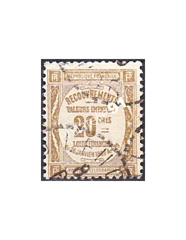 Timbre Taxe n° 45 oblitéré, collection timbres France