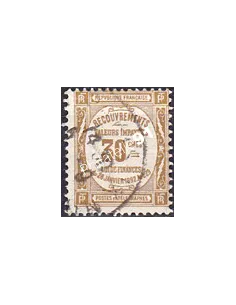 Timbre Taxe n° 46 oblitéré, collection timbres France