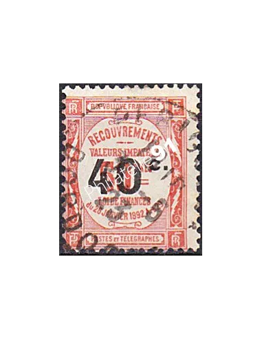 Timbre Taxe n° 50 oblitéré, collection timbres France