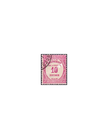 Timbre Taxe n° 56 oblitéré, collection timbres France