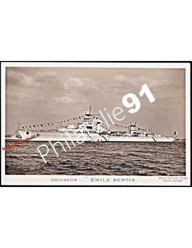 Carte postale - Croiseur -Emile BERTIN- - Flotte française (3)