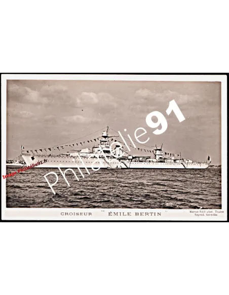 Carte postale - Croiseur -Emile BERTIN- - Flotte française (3)