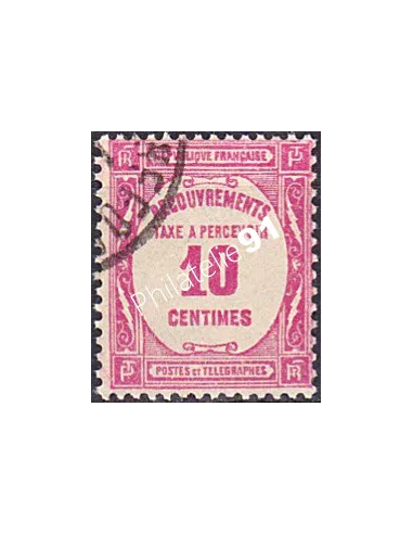 Timbre Taxe n° 56 oblitéré, collection timbres France