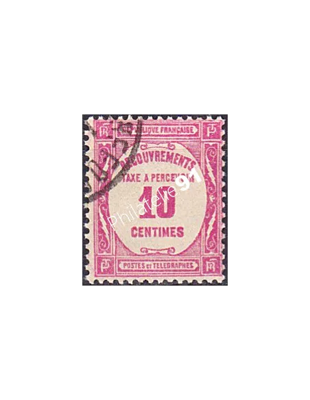 Timbre Taxe n° 56 oblitéré, collection timbres France