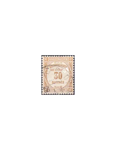 Timbre Taxe n° 57 oblitéré, collection timbres France