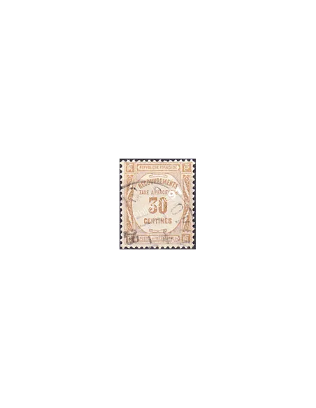 Timbre Taxe n° 57 oblitéré, collection timbres France