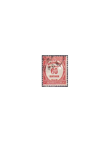 Timbre Taxe n° 58 oblitéré, collection timbres France
