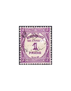 Timbre Taxe n° 59 oblitéré, collection timbres France