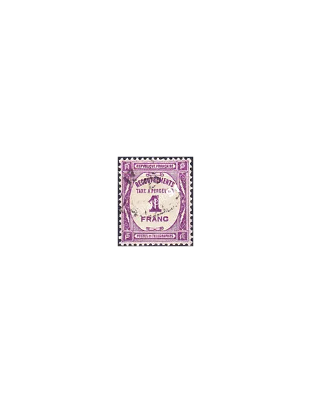 Timbre Taxe n° 59 oblitéré, collection timbres France