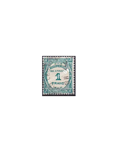 Timbre Taxe n° 60 oblitéré, collection timbres France