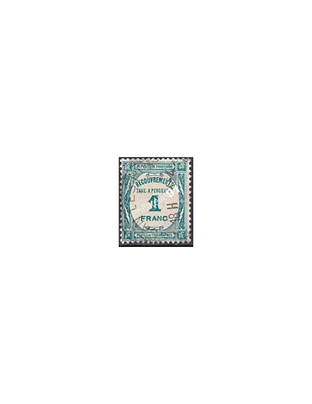 Timbre Taxe n° 60 oblitéré, collection timbres France