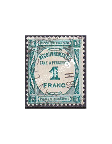 Timbre Taxe n° 60 oblitéré, collection timbres France