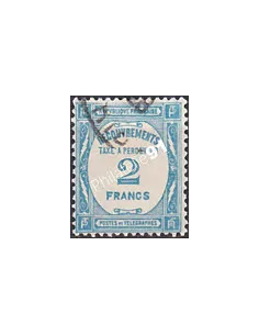 Timbre Taxe n° 61 oblitéré, collection timbres France