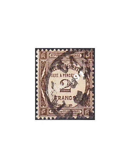 Timbre Taxe n° 62 oblitéré, collection timbres France