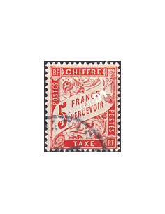 Timbre Taxe n° 66 oblitéré, collection timbres France