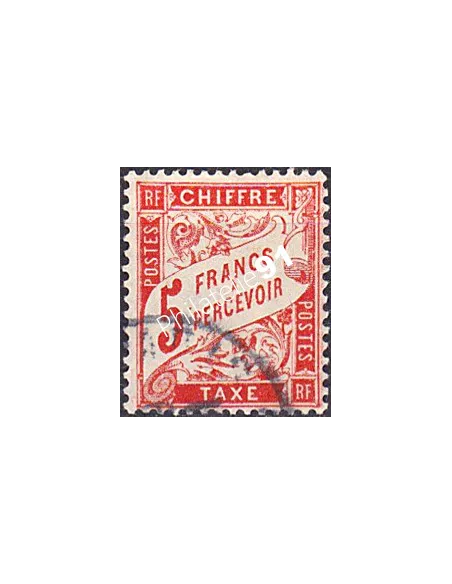 Timbre Taxe n° 66 oblitéré, collection timbres France