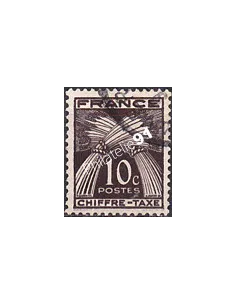Timbre Taxe n° 67 oblitéré, collection timbres France