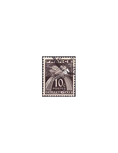 Timbre Taxe n° 67 oblitéré, collection timbres France