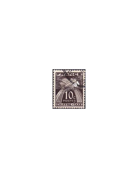 Timbre Taxe n° 67 oblitéré, collection timbres France
