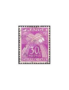 Timbre Taxe n° 68 oblitéré, collection timbres France