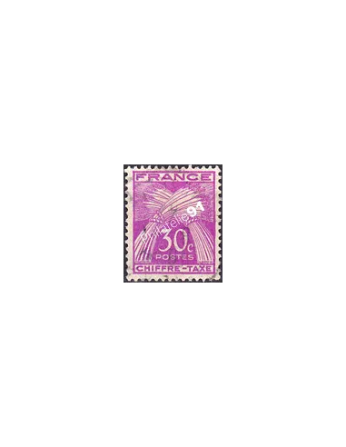 Timbre Taxe n° 68 oblitéré, collection timbres France