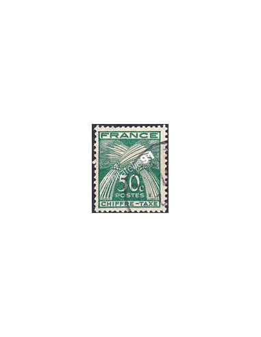 Timbre Taxe n° 69 oblitéré, collection timbres France