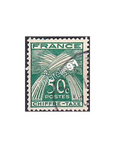 Timbre Taxe n° 69 oblitéré, collection timbres France