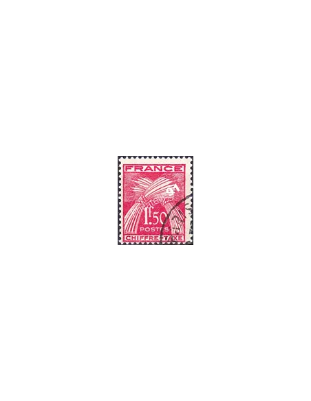 Timbre Taxe n° 71 oblitéré, collection timbres France