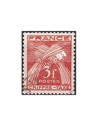 Timbre Taxe n° 73 oblitéré, collection timbres France