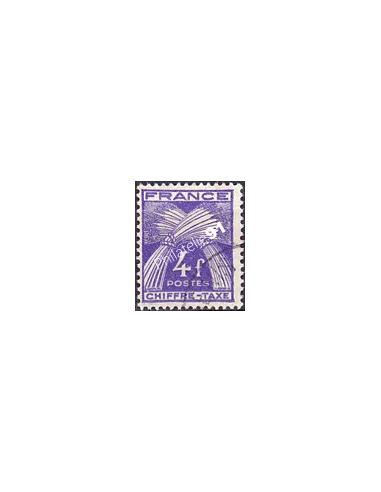 Timbre Taxe n° 74 oblitéré, collection timbres France