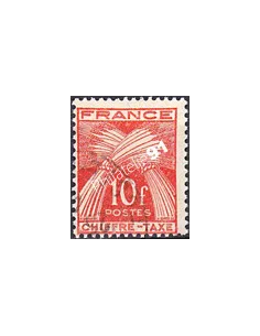 Timbre Taxe n° 76 oblitéré, collection timbres France