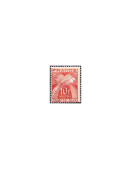 Timbre Taxe n° 76 oblitéré, collection timbres France
