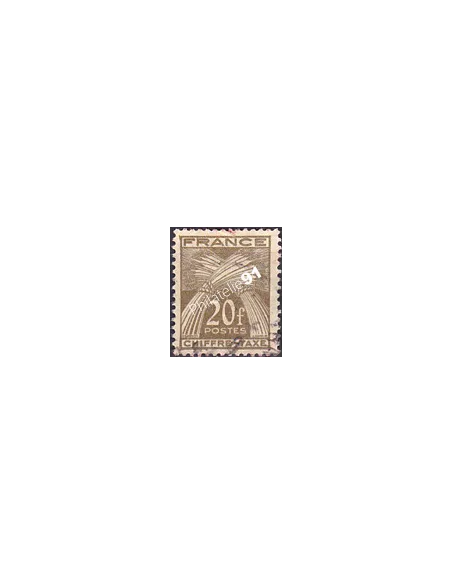 Timbre Taxe n° 77 oblitéré, collection timbres France