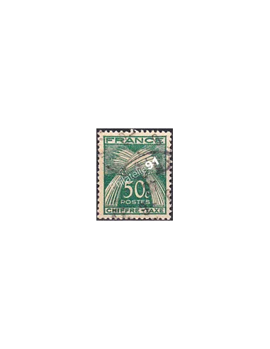 Timbre Taxe n° 80 oblitéré, collection timbres France