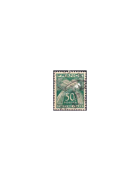Timbre Taxe n° 80 oblitéré, collection timbres France
