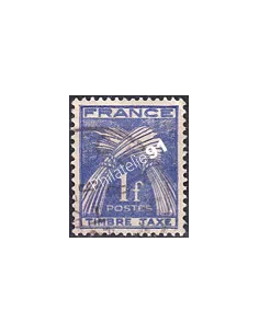 Timbre Taxe n° 81 oblitéré, collection timbres France