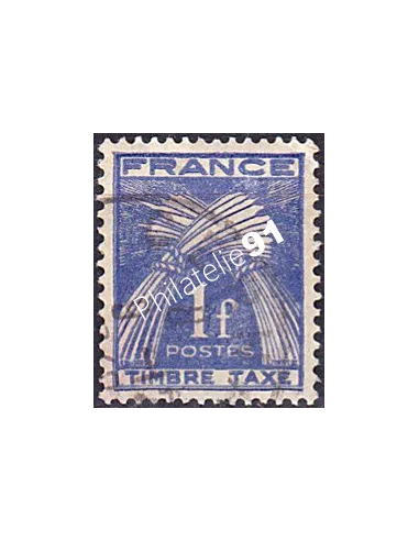 Timbre Taxe n° 81 oblitéré, collection timbres France