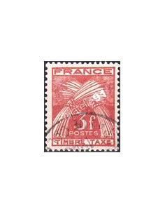 Timbre Taxe n° 83 oblitéré, collection timbres France