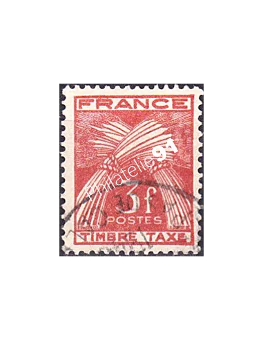 Timbre Taxe n° 83 oblitéré, collection timbres France