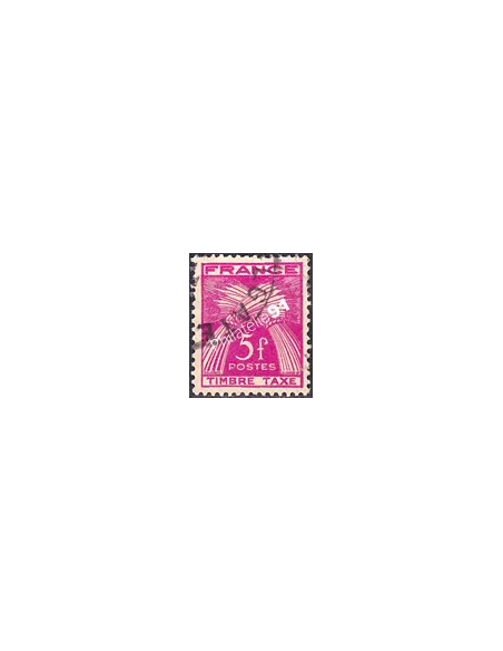 Timbre Taxe n° 85 oblitéré, collection timbres France