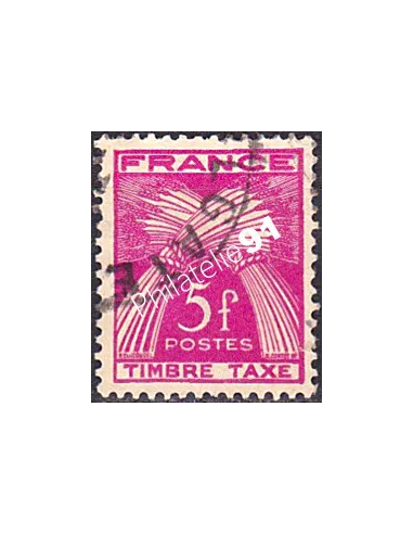 Timbre Taxe n° 85 oblitéré, collection timbres France