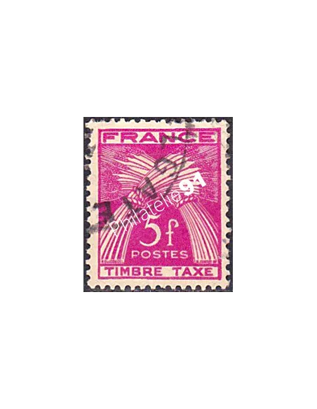 Timbre Taxe n° 85 oblitéré, collection timbres France