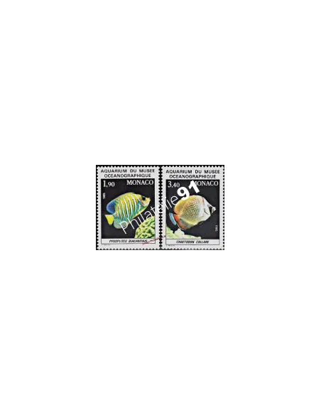 MONACO - n° 1541 à 1542 ** - Poissons du Musée océanographique