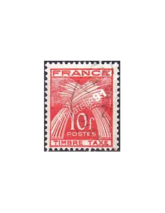Timbre Taxe n° 86 oblitéré, collection timbres France